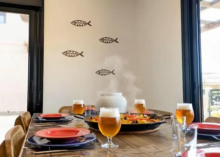 בית נופש Casa Pez Oasis Slow Life Con Piscina Y Terraza